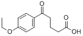 5-(4-乙氧基苯基)-5-氧代戊酸 结构式