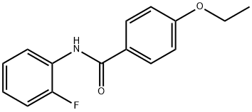 4-ethoxy-N-(2-fluorophenyl)benzamide 结构式