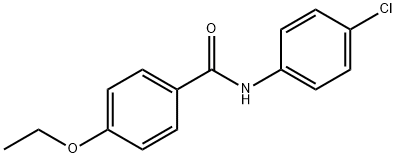 N-(4-CHLOROPHENYL)-4-ETHOXYBENZAMIDE 结构式