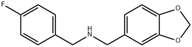 1-(Benzo[d][1,3]dioxol-5-yl)-N-(4-fluorobenzyl)methanamine