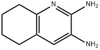 2,3-Quinolinediamine,  5,6,7,8-tetrahydro- 结构式