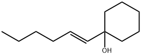 1-[(E)-1-Hexenyl]cyclohexan-1-ol 结构式