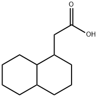 (DECAHYDRO-NAPHTHALEN-1-YL)-ACETIC ACID 结构式