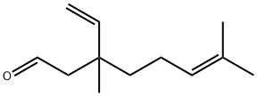 3,7-dimethyl-3-vinyloct-6-enal 结构式