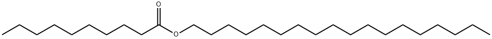 癸酸十八酯 结构式