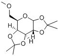 6-O-methyl-1,2,3,4-di-O-isopropylidene-D-galactopyranose 结构式