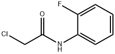 2-氯-N-(2-氟苯基)乙酰胺 结构式