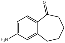 2-氨基-6,7,8,9-四氢-5H-苯并[7]轮烯-5-酮 结构式