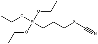 3-硫氰基丙基三乙氧基硅烷 结构式