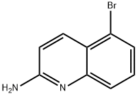 5-溴喹啉-2-胺 结构式