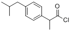 2-(4-异丁基苯基)丙酰氯 结构式