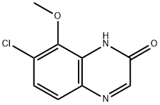 7-氯-8-甲氧基喹喔啉-2-醇 结构式