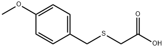 4-甲氧基苯基硫代乙酸 结构式