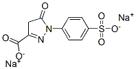 3-羧基-1-(4-磺酸苯基)-5-吡唑啉酮二钠盐 结构式