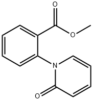 METHYL 2-(2-OXOPYRIDIN-1(2H)-YL)BENZOATE 结构式