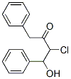 3-Chloro-4-hydroxy-1,4-diphenyl-2-butanone 结构式