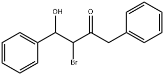 3-Bromo-4-hydroxy-1,4-diphenyl-2-butanone 结构式