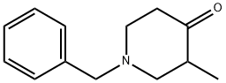 1-苄基-3-甲基-4-哌啶酮 结构式