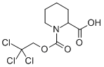 1-[(2,2,2-TRICHLOROETHOXY)CARBONYL]-PIPERIDINE-2-CARBOXYLIC ACID 结构式