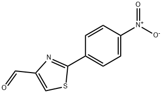 2-(4-硝基苯基)噻唑-4-甲醛 结构式
