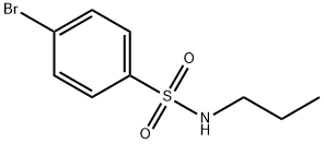 4-溴-N-正丙基苯磺酰胺 结构式
