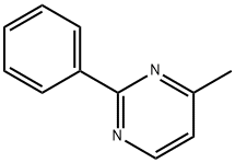 4-甲基-2-苯基嘧啶 结构式