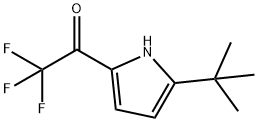 Ethanone, 1-[5-(1,1-dimethylethyl)-1H-pyrrol-2-yl]-2,2,2-trifluoro- (9CI) 结构式