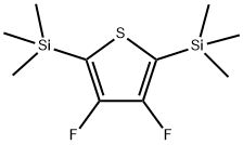 3,4-二氟-2,5-双(三甲基硅基)噻吩 结构式