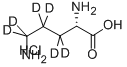 L-鸟氨酸盐酸盐-D7 结构式