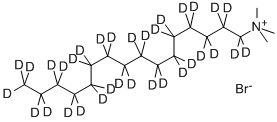 十六烷基三甲基溴化铵-D33氘代 结构式