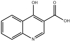 4-羟基喹啉-3-甲酸 结构式