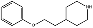 4-(2-苯氧基乙基)哌啶 结构式