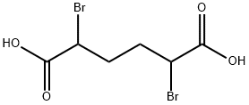 2,5-二溴己二酸 结构式