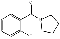 1-(2-氟苯甲酰基)吡咯烷 结构式