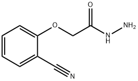 2-(2-氰基苯氧基)乙酰肼 结构式