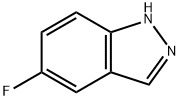 5-氟-1H-吲唑 结构式