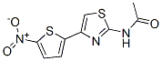 N-[4-(5-Nitro-2-thienyl)-2-thiazolyl]acetamide 结构式