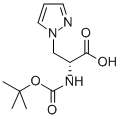 O-(2-甲基-2-丙基)-3-氧代-2-(1H-吡唑-1-基甲基)丝氨酸 结构式