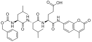 (5S,8S,11S)-5,8-Diisobutyl-11-((4-methyl-2-oxo-2H-chromen-7-yl)carbamoyl)-3,6,9-trioxo-1-phenyl-2-oxa-4,7,10-triazatetradecan-14-oicacid