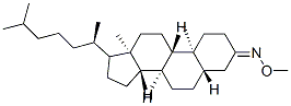 (5S,8R,9S,10S,13R,14S)-N-methoxy-10,13-dimethyl-17-[(2R)-6-methylheptan-2-yl]-1,2,4,5,6,7,8,9,11,12,14,15,16,17-tetradecahydrocyclopenta[a]phenanthren-3-imine 结构式