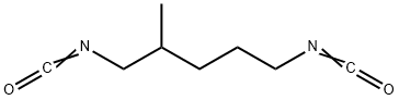 1,5-二异氰酸-2-甲基戊烷 结构式