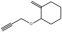 Cyclohexane, 1-methylene-2-(2-propynyloxy)- (9CI) 结构式