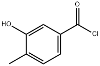 3-hydroxy-4-methylbenzoyl chloride 结构式