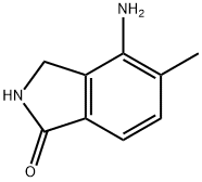 1H-Isoindol-1-one,  4-amino-2,3-dihydro-5-methyl- 结构式