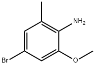 4-溴-2-甲基-6-甲氧基苯胺 结构式