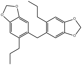 Bis[4,5-(Methylenedioxy)-2-propylphenyl]-Methane 结构式