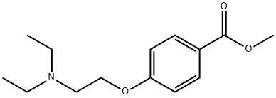 p-[2-(Diethylamino)ethoxy]benzoic acid methyl ester 结构式