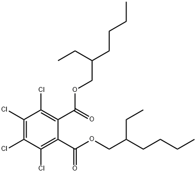 3,4,5,6-Tetrachlorophthalic acid bis(2-ethylhexyl) ester 结构式