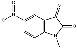 1-METHYL-5-NITROINDOLINE-2,3-DIONE 结构式