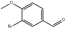 3-溴-4-甲氧基苯甲醛 结构式